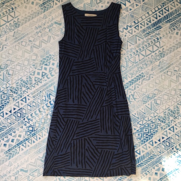 LOFT Blue Tank Dress - Picture 2 of 6